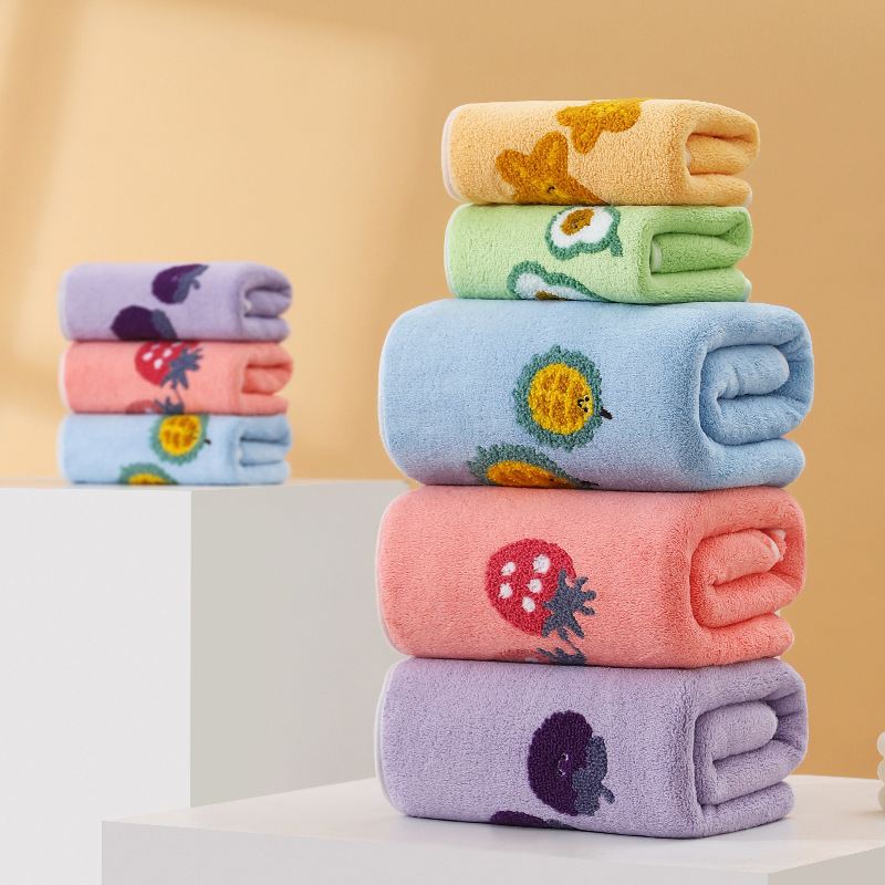 Quick-Drying Bath Towel Coral Velvet Cross-Border Beach Towel Household Absorbent Swimming Bath Towel Female Beauty Salon Barber Shop