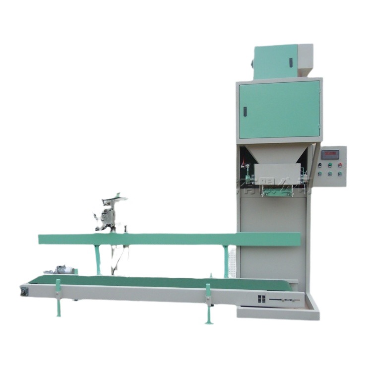 Máquina de envasado de partículas cinturón de cuero material de partículas máquina de embolsado alimentación por gravedad fertilizante transportador de grano