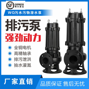 Shanghai People's Sewage Pump Septic Tank Mixer Basement Lift Drainage Well Sump Submersible Sewage Pump Three-Phase 380V