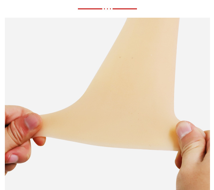 Jiuai High-Elastic Silicone Full-Covering Sleeve for Tattoos, Birthmarks, Scars and Burns, One-Wear Invisible Skin Cover, Adult — detail image 23