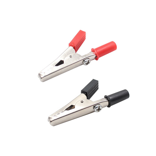 1-6 crocodile clip 5A test clip battery clip with sleeve supply 029 with screw 55mm Yaze crocodile clip spring clip