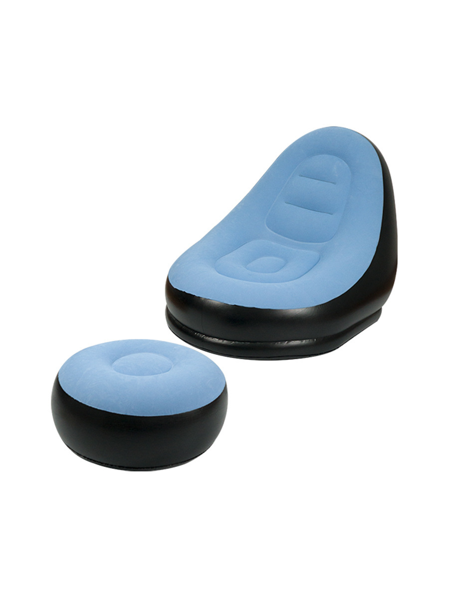 Sofá inflable al aire libre acampado portátil red engrosada sofá de cama plegable casera cama de ocio
