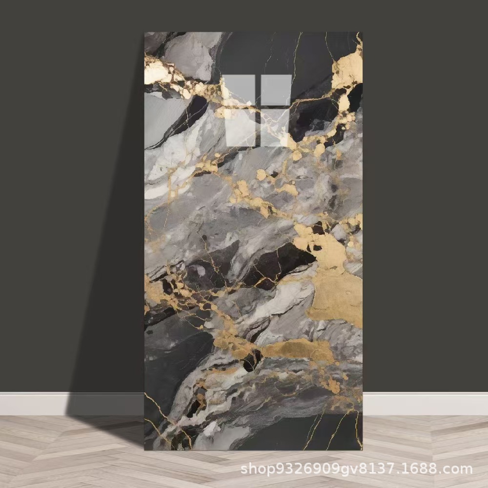Autoadhesivo adhesivo de pared transfronterizo papel de pared de aluminio plástico imitación de azulejos adhesivo a prueba de agua a prueba de humedad papel de pared decorativo de fondo de baño