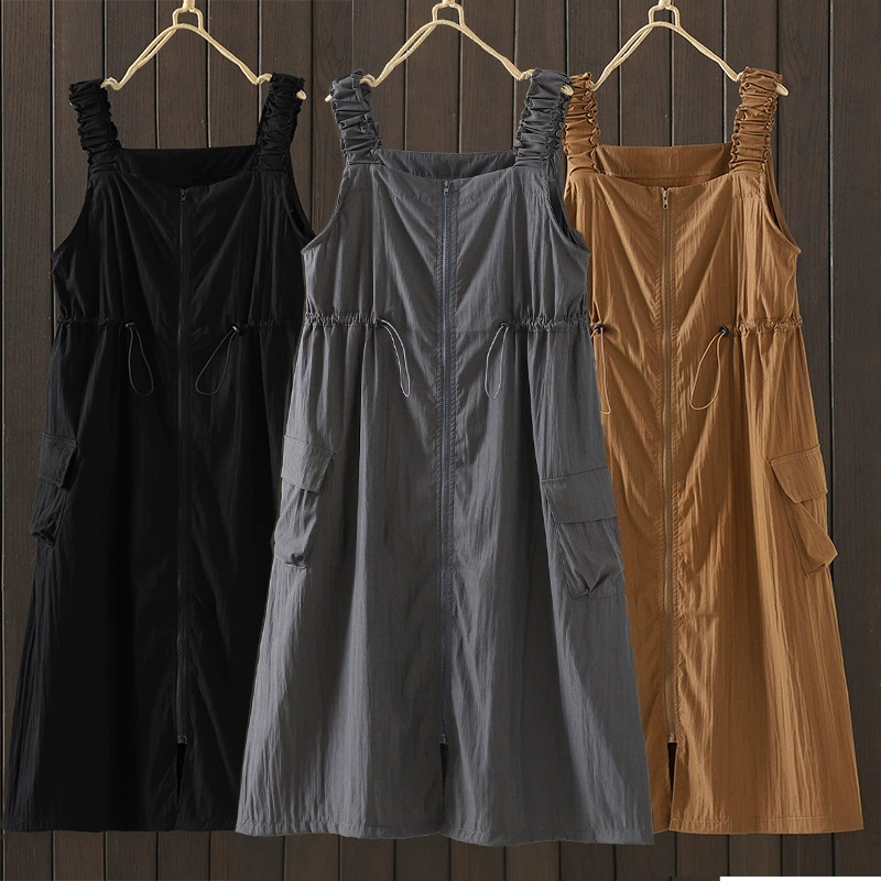 Настоящие фото летних дизайнерских нарядов 2025 года: новый сладкий и стильный сексуальный жилет, уменьшающий возраст, скрывающий фигуру, рабочая одежда, юбка на подтяжках