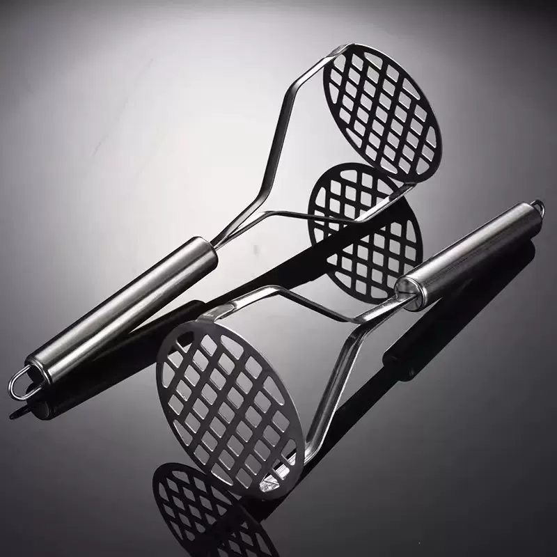 厂家批发不锈钢土豆按泥器多功能婴儿宝宝辅食捣泥器捣碎压薯神器