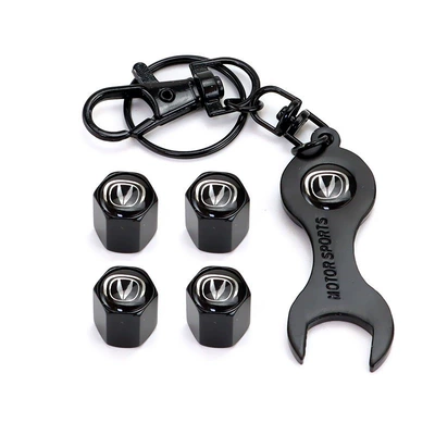 valve | Nut - changan-logo-4-pieces-in-black-wrench-keychain
