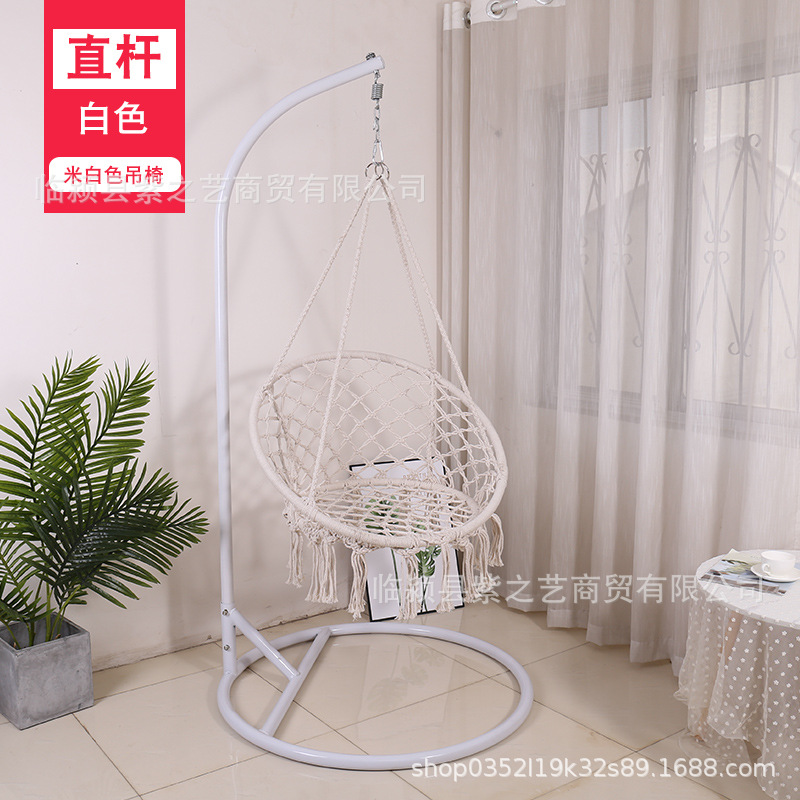 Borla cesta colgante hogar interior tejido colgante silla balcón Nordic perezoso cuna silla columpio cuna silla balcón