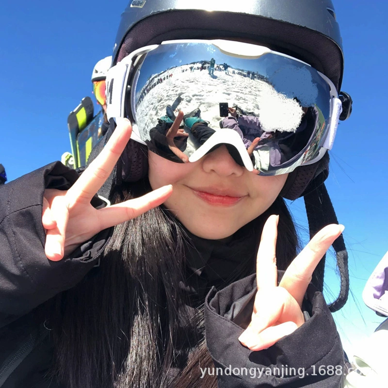 Производители оптовых сферические лыжные очки на открытом воздухе альпинизм против ветра и песка снег слепые очки можно застрить близорукость лыжные очки мужчины