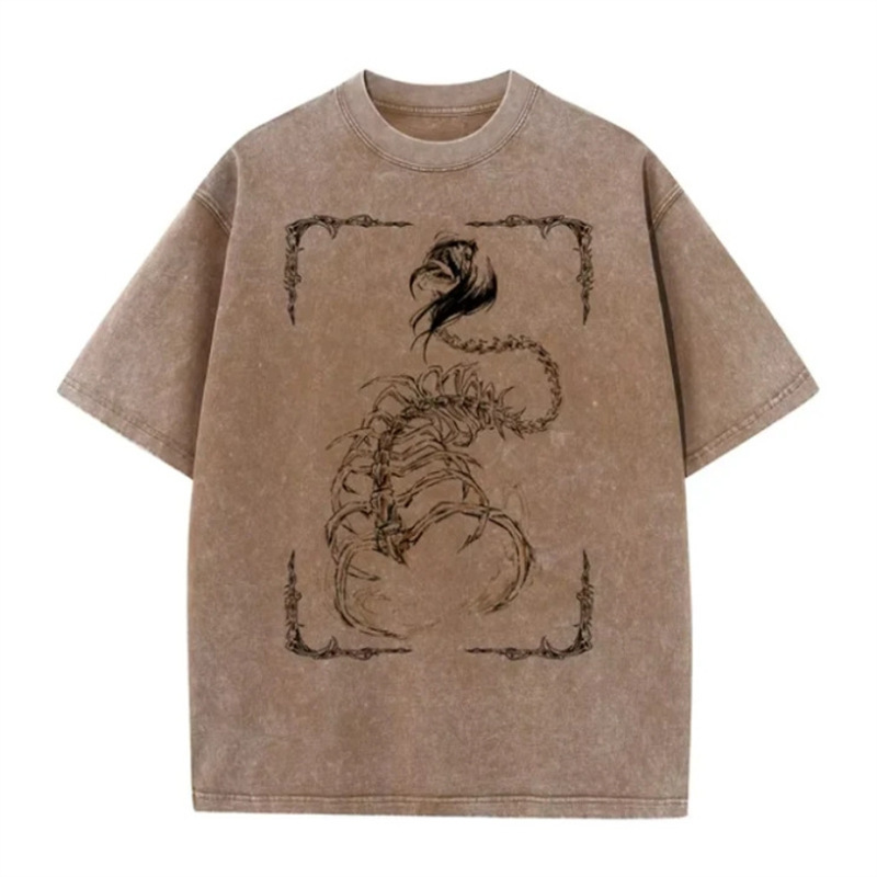 水洗いして古い半袖tシャツを作ります。|undefined
