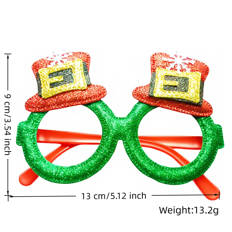 작은 빨간색 사각형 모자(빨간색 프레임/검은색 프레임)