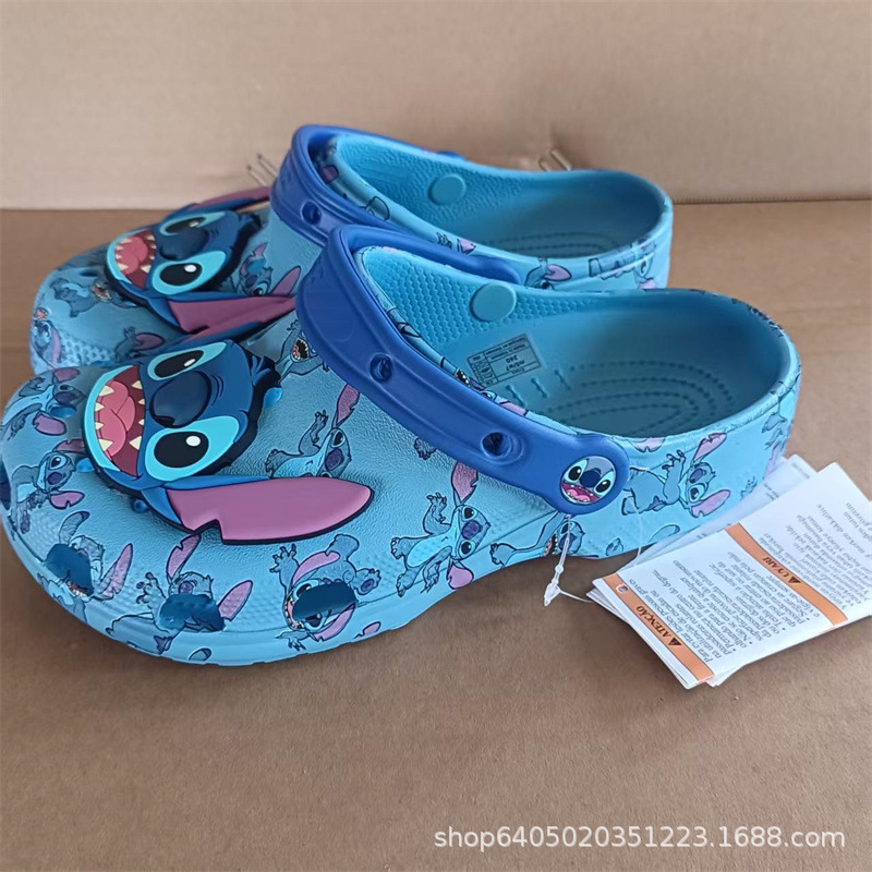 Second-generation Stitch children's and adult clogs, new summer model, Stitch-themed duck-themed sandals, wholesale Second-generation Stitch children's and adult clogs, new summer model, Stitch-themed duck-themed sandals, wholesale
