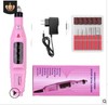 Exfoliating nail milling machine for manicure, polishing cloth, small electric manicure tools set