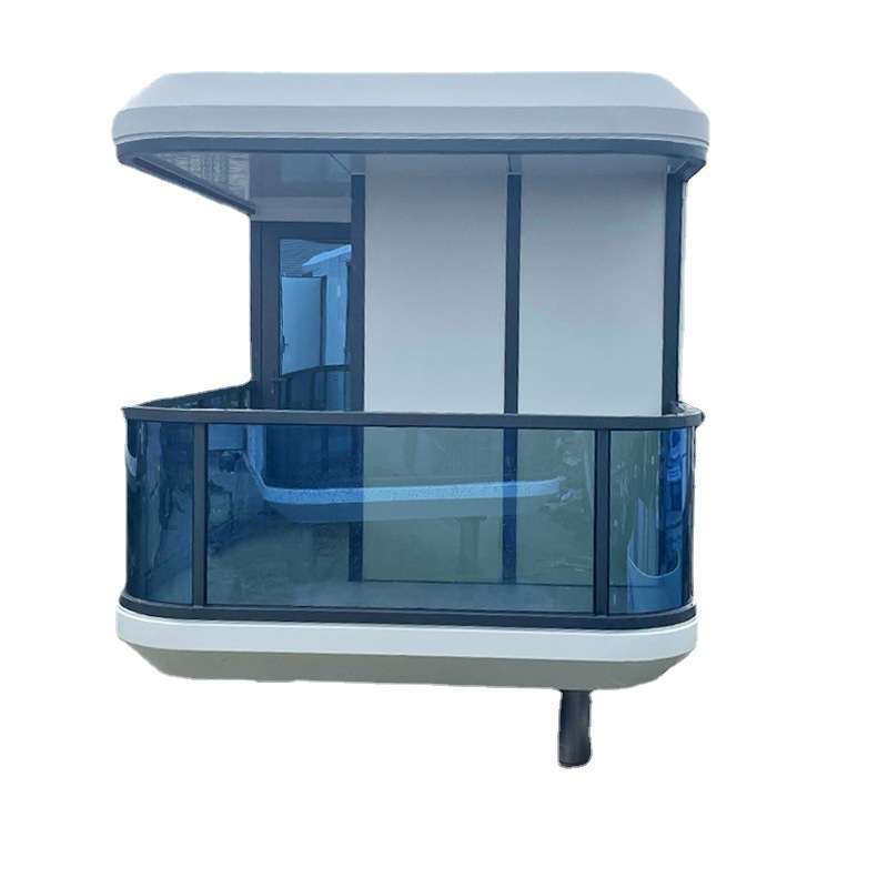 Sala de caja móvil para la venta en forma de micro características punto escénico puede ser libremente móvil re-examen decoración fina B & B Hotel fábrica