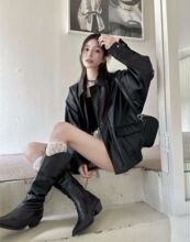 С���LƤ�¶�����2026��Ůʿ�¿��ﶬ����ʽС����Ƥ�A�˴�������