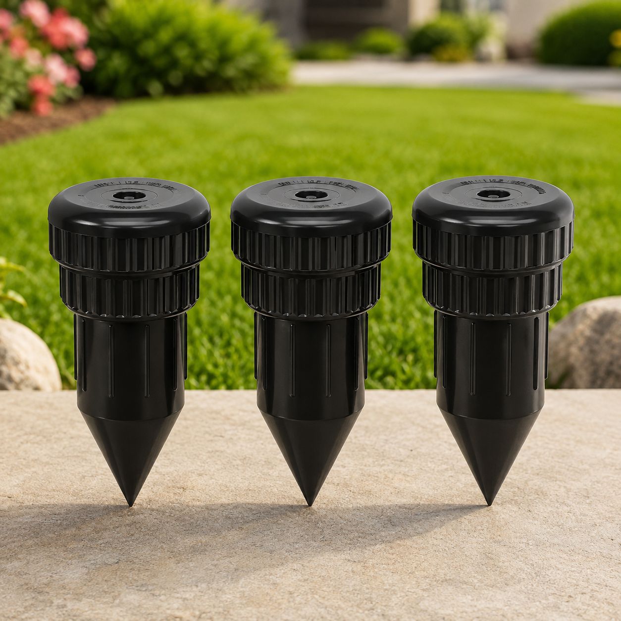 Key box hidden in a simulated sprinkler for storing keys and money, preventing loss, hidden in the lawn