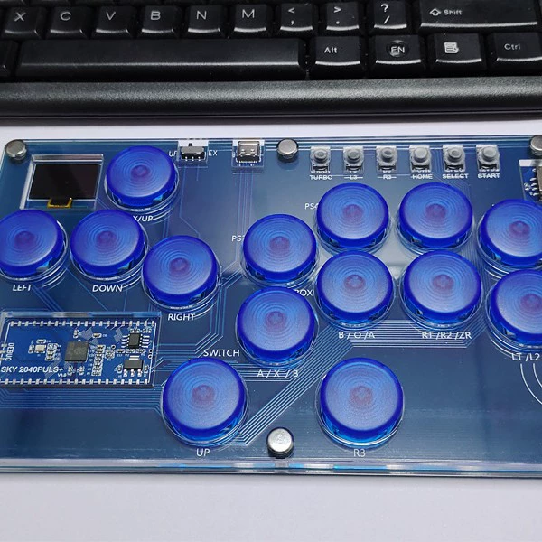 Ключи SKY204014A для настройки SOCD задний закрытый игровой бойовый клавиатур Hitbox аркада 6 аркада PS5