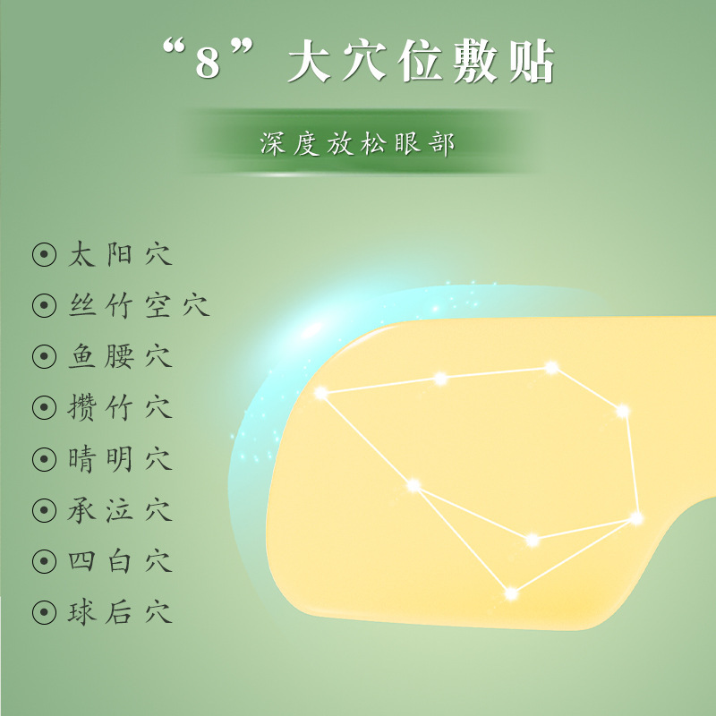 ルテイン水凝膠冷湿布アイマスク 冷却と鎮静効果のある通気性のある使い捨て遮光冷却アイマスク|undefined