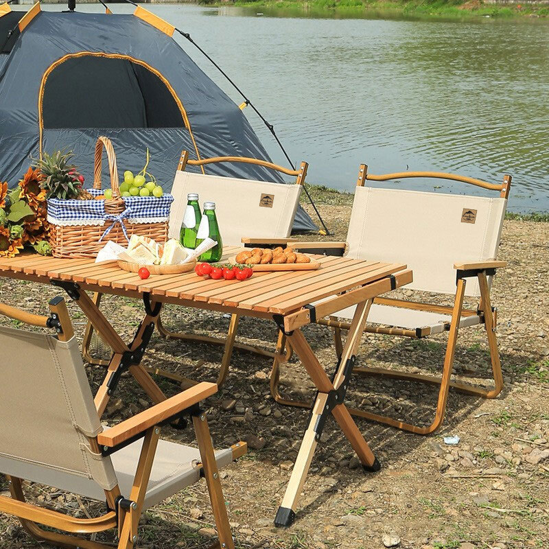 CampSprite户外露营克米特椅铝合金蛋卷桌套装便携全铝野营折叠椅详情7