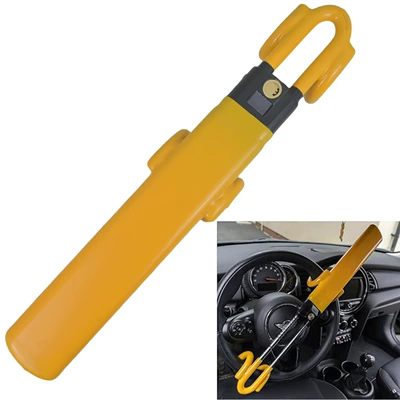 Car steering wheel anti-theft lock self-defense 96 lock multi-function anti-theft lock adjustable telescopic car security anti-theft lock