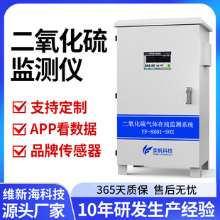 Sulfur dioxide gas detector industrial SO2 carbon dioxide hydrogen sulfide toxic and harmful online monitoring system