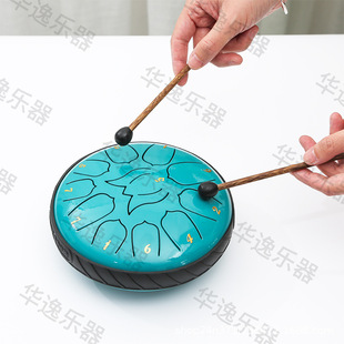 11-Tone Ethereal Drum, Worry-Free Drum, 6inch Steel Tongue Drum, Handpan Percussion Instrument, Portable Drum, Hot-Selling Cross-Border