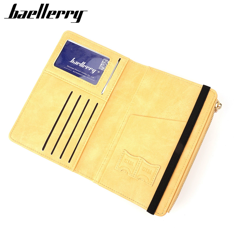 Новая RFID дорожная сумка Baellerry кросс-бордер простой молний кошелек для деловых поездок авиабилет клип оптовая