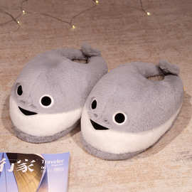 秋冬甲鱼玩偶系列棉鞋卡通可爱包跟拖鞋家居保暖毛绒拖鞋棉拖批发