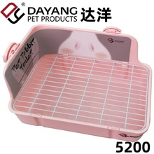 达洋兔子龙猫厕所方形大号可固定款防掀翻龙猫豚鼠便盆易清洗5200