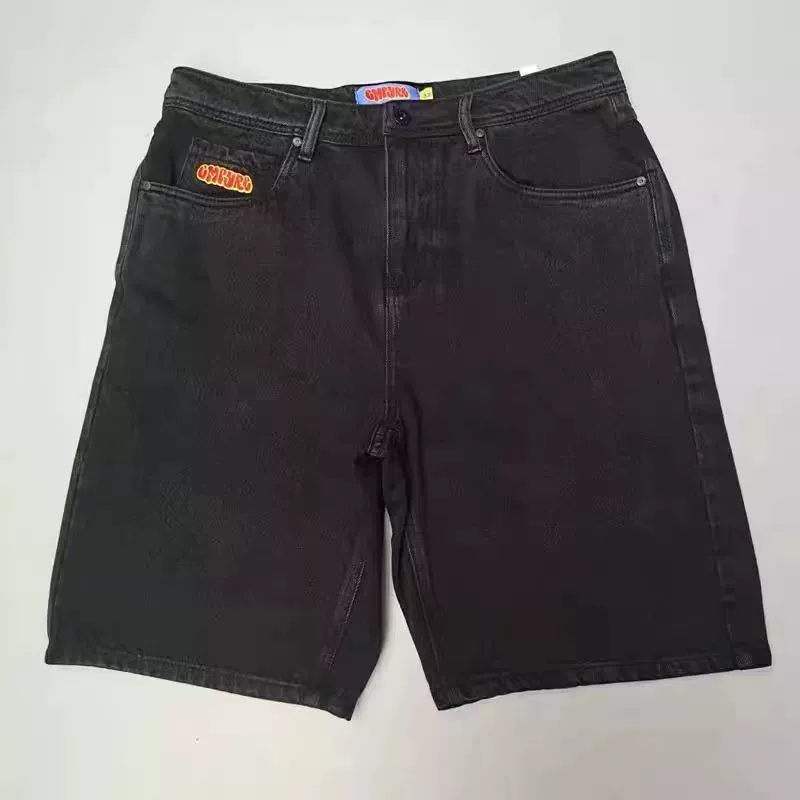 Blue jeans hip-hop style, oversize