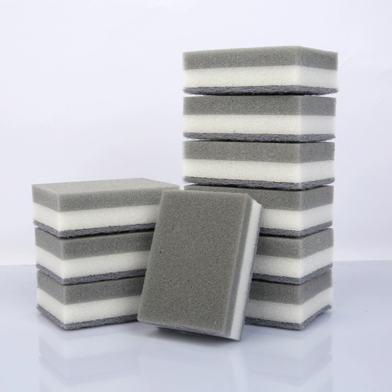 Оптовая кухня ежедневная губка-cleaning губка, салфетка, скребок, губка под прямым углом посудомоечная ткань для удаления масла