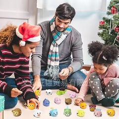 国境を越えた新製品 2025 クリスマス カウントダウン 子供用プルバックカーおもちゃ アドベント ブラインドボックス