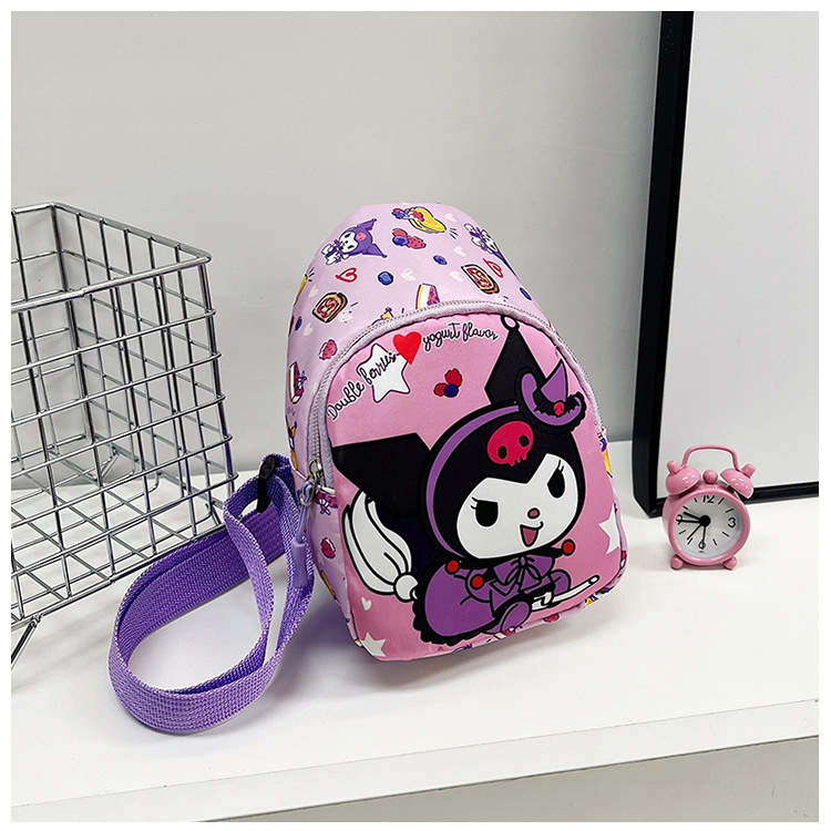 Wholesale of cute and trendy children's single-shoulder bags, large-capacity kindergarten baby travel chest bags, and casual girls' crossbody bags undefined