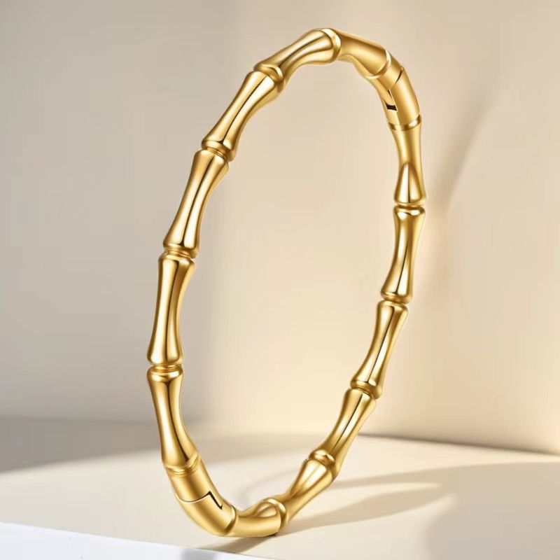 Pulsera de acero de titanio para niñas nicho de sentido de alto grado cielo estrellado no se desvanece Diamante-incrustado exquisito diamante ins estilo completo pulsera de diamantes