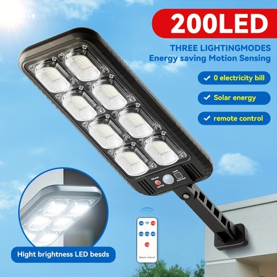 2025新款跨境代发1个200led户外花园跨境太阳能路灯|ru