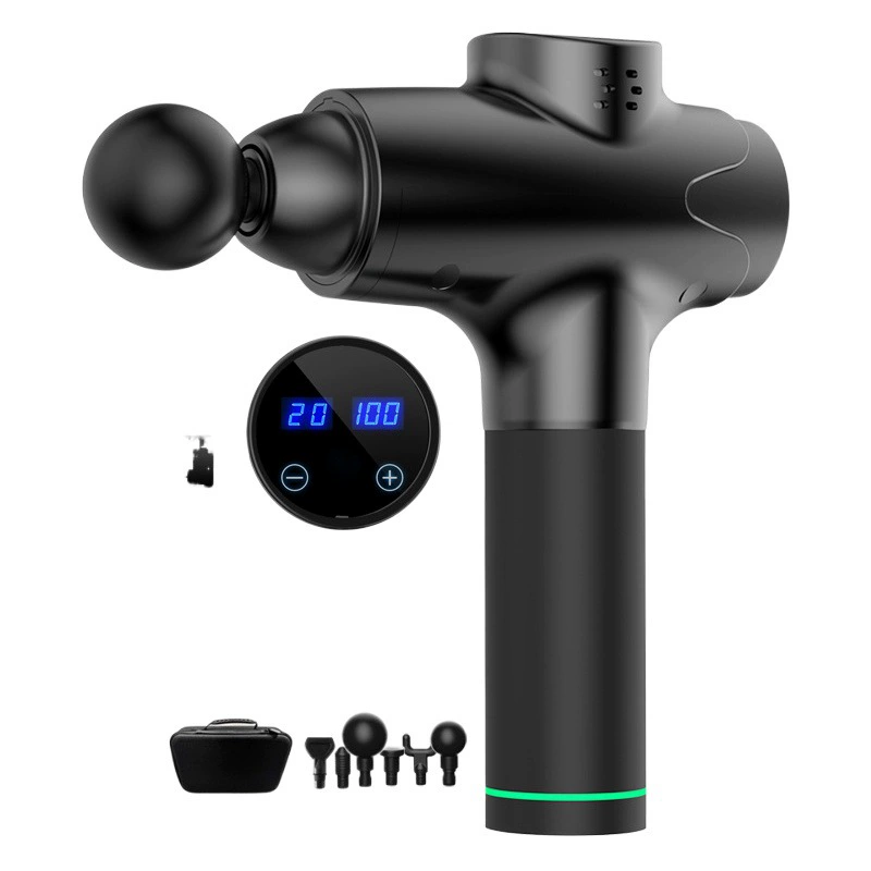 Массажер-пистолет для расслабления мышц, миофасциальный пистолет для шеи, электрический массажер для физиотерапии, бесшумный массажный прибор