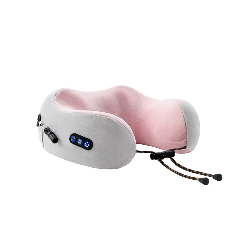 Xinle Cross-border U-shaped Massage Pillow Vibration Massage Pillow Cervical Spine Massager Neck Massager Electric Neck Protector