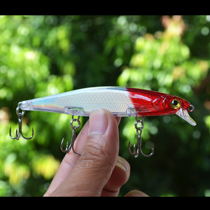 7 Colors Sinking Minnow Lures Deep Diving Minnow Lures Fresh Water Bass Swimbait Tackle Gear