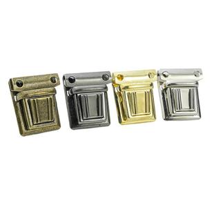 Bag hardware accessories lock buckle luggage accessories iron bolt lock buckle press lock bag lock accessories metal lock manufacturers
