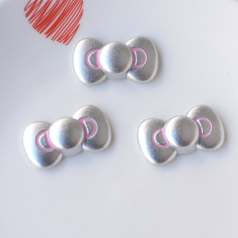 かわいいシルバー猫ジュエリーアクセサリーヘアアクセサリーホールシューズ diy 材料卸売工場直接販売|undefined