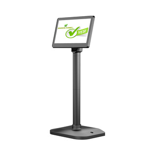 7-inch pole display screen saves space, cash register advertising guidelines, price information shows that buy ten sets and get one free.