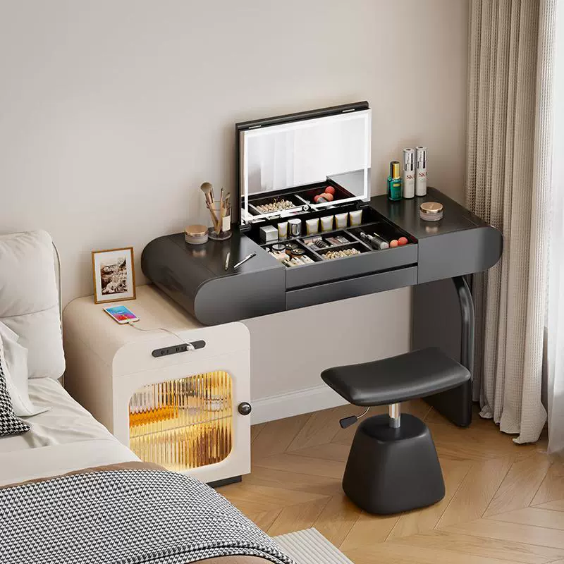 Зеркало на туалетном столике тумбочка туалетный столик один туалетный столик зеркало многофункциональный стол 40c