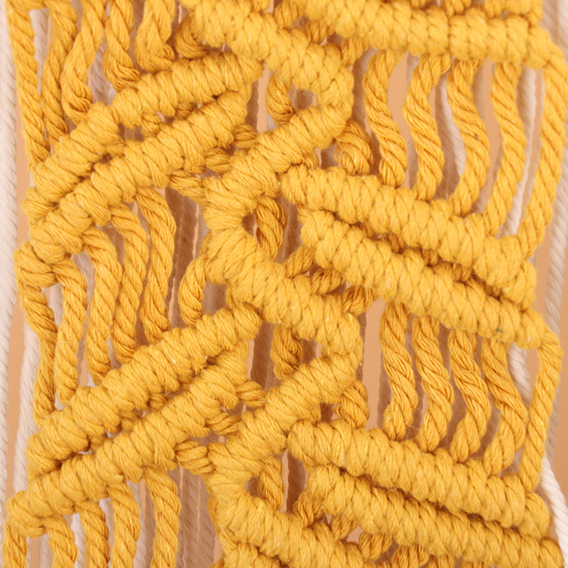 (2개) 보헤미안 손으로 짠 태피스트리 다채로운 잎 벽 교수형 거실 유명한 보헤미안 술 벽 장식