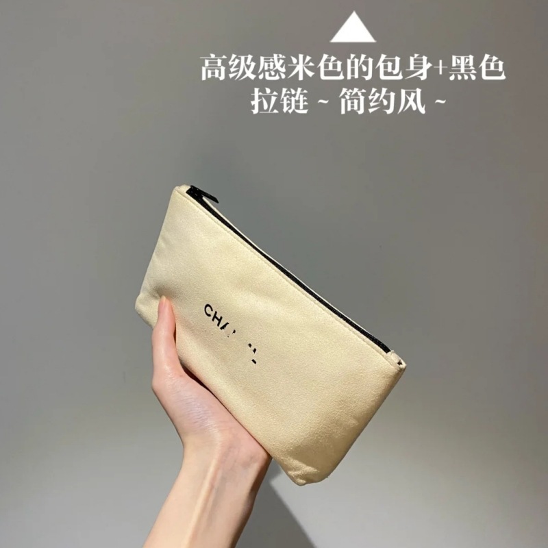 【特价批发】专柜赠品包包网红款麂皮化妆包新款洗漱包小香风小包