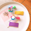 Children's nail sequins, fluorescence hairgrip, bangs, Korean style