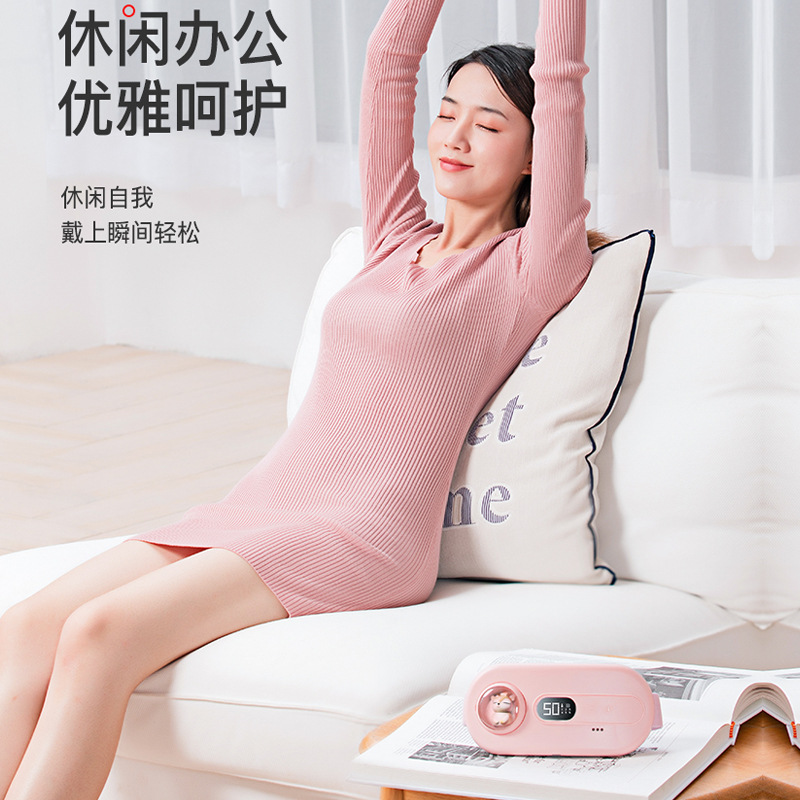 Cálido cinturón Palacio niñas Tía Grande del dolor del bebé caliente período menstrual dolor de vientre calefacción masaje calefacción ayuda de la cintura caliente