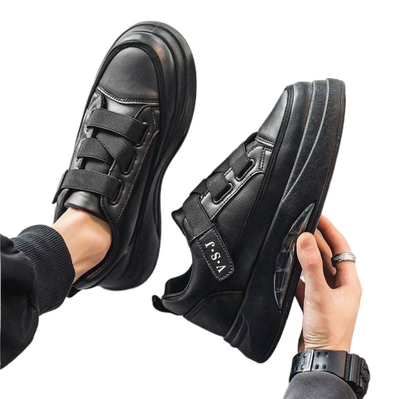 Running Shoes For Men, Breathable Thick Sole Korean Style Trainers_voghion.com