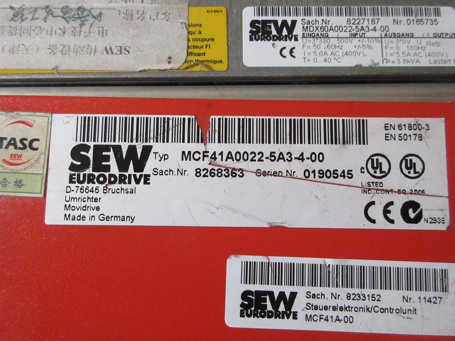 A028*拆机 SEW MCF41A0022-3-4-00 现货