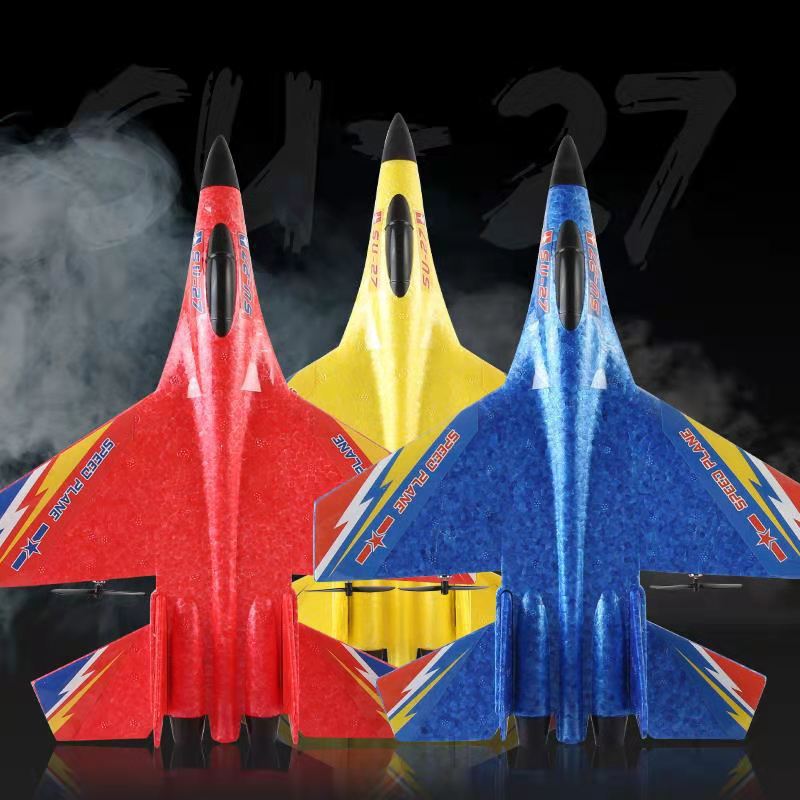 Cross-border HW28 fixed-wing remote control model aircraft foam aircraft SU27 fighter glider electric drone toy