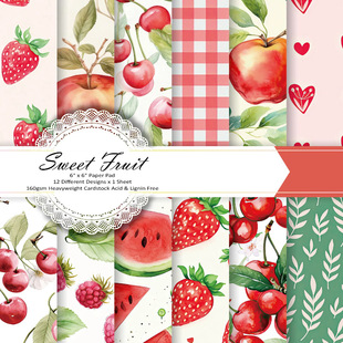 New Scrapbook DIY Photo Album Scrapbook Material Paper Card Making Single-Sided Pattern Paper 240739-12
