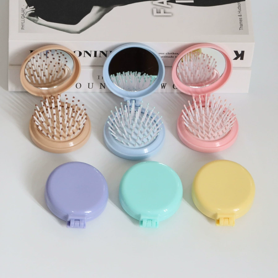 Folding air bag, brush, mirror, cute soft heel, massager, handmade, wholesale
